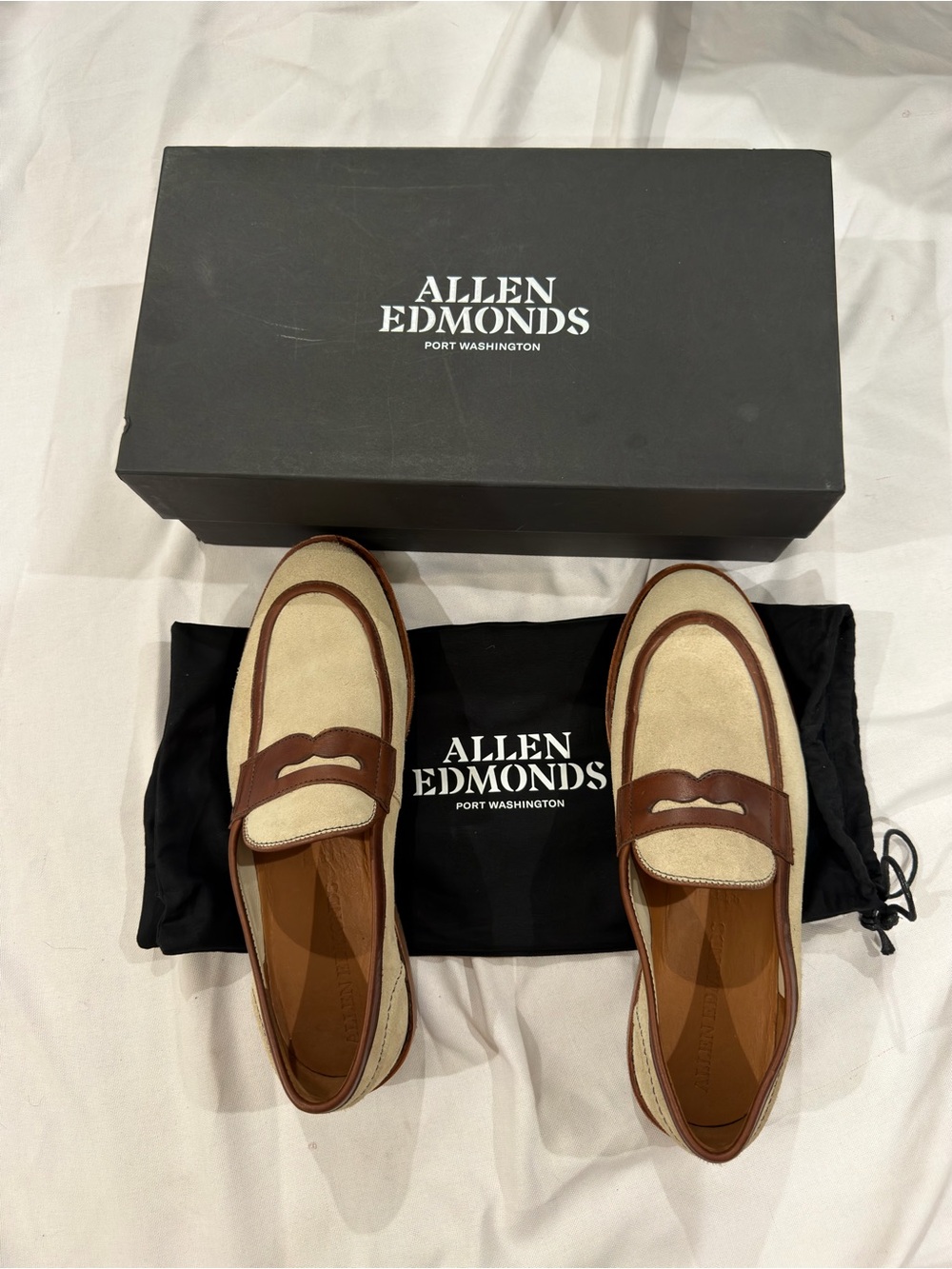 Allen Edmond men’s penny loafers size 10
